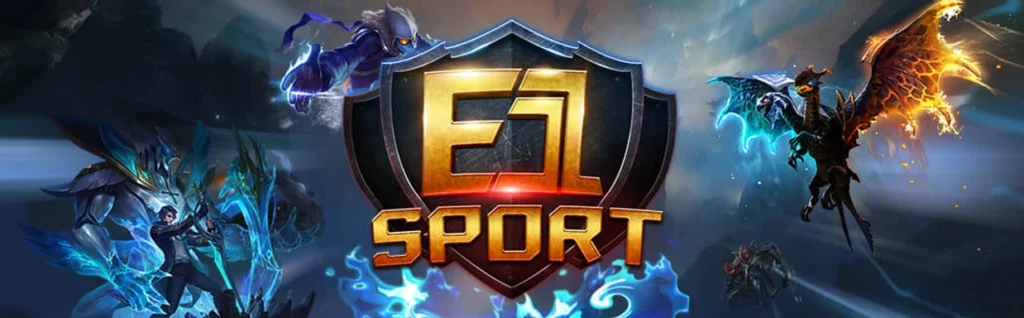 e1 sport game logo icon